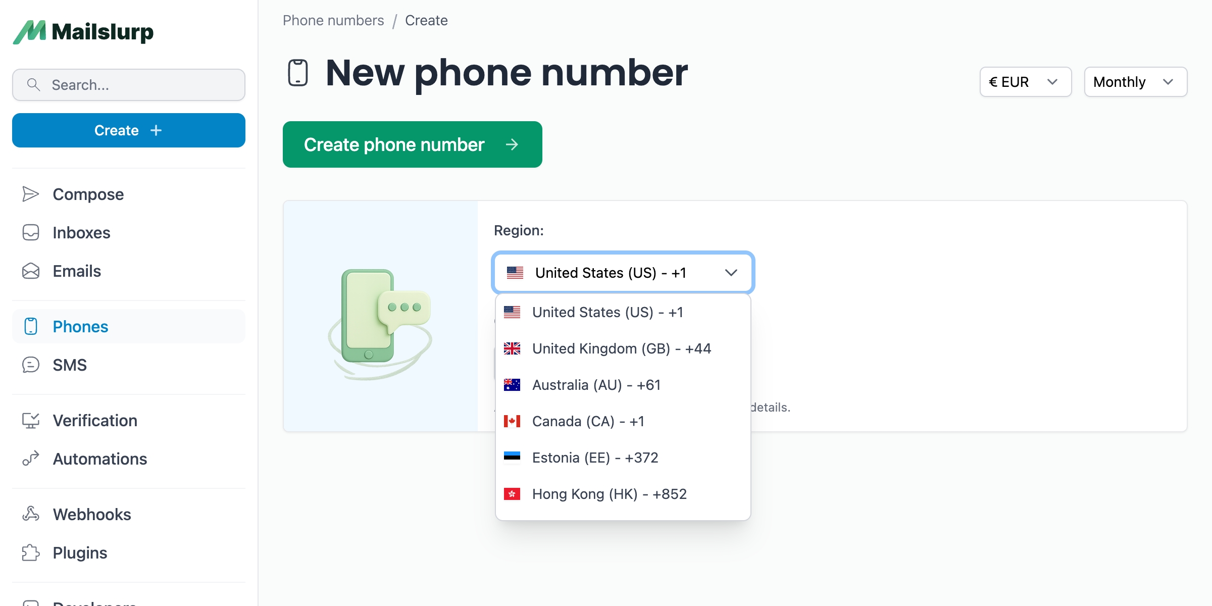 Create phone