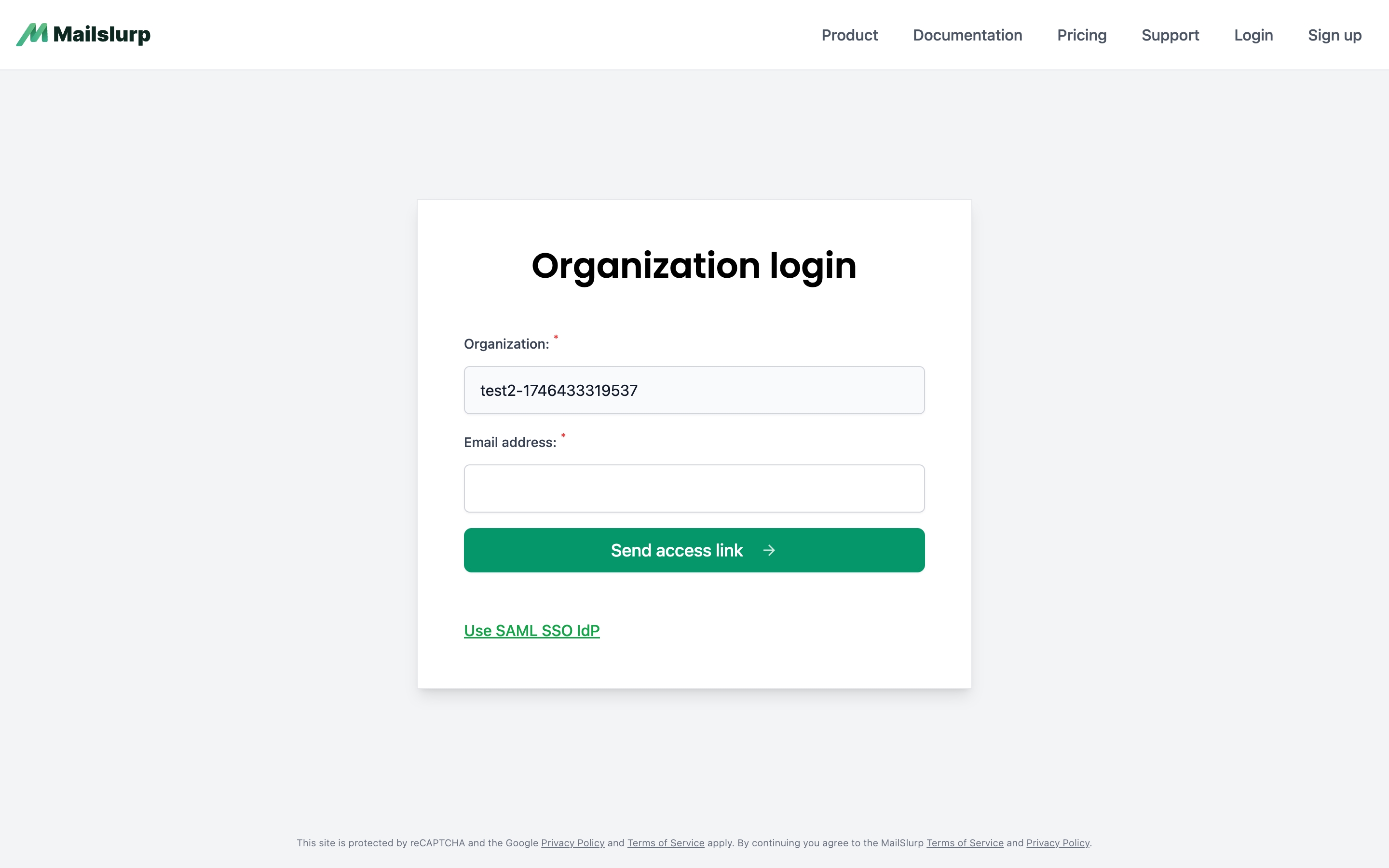 email login