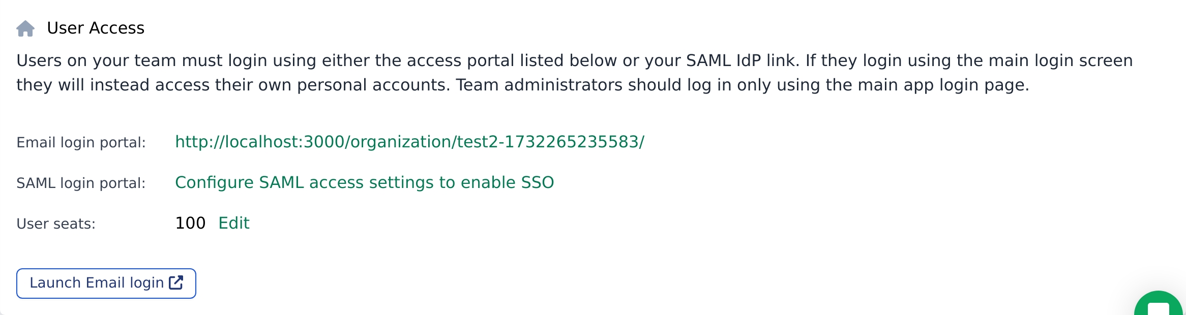 Configure saml